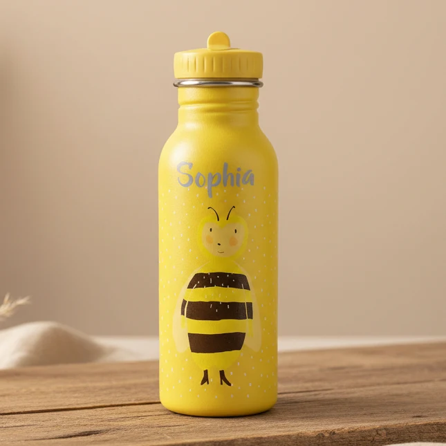 TRIXIE Kinder Trinkflasche personalisiert - Tiere
