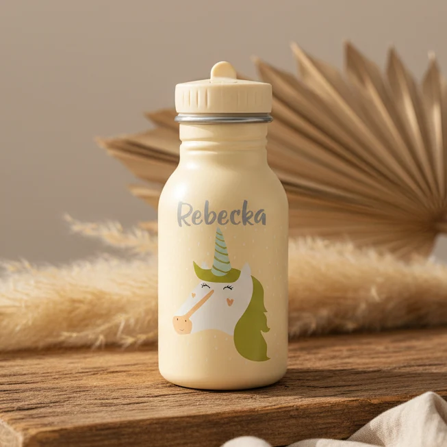 TRIXIE Kinder Trinkflasche personalisiert - Tiere