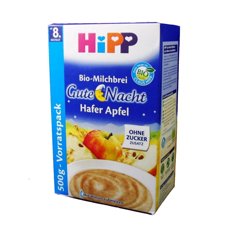 HIPP ORGANIC GOOD NIGHT APPLE OATS -SEMI SOLID FOOD MASH without added sugar 10.00% Off Auto renew