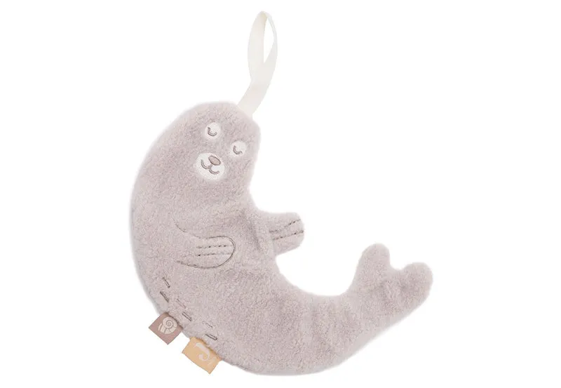Schnuffeltuch Seehund Deepsea Sand 16 cm | Jollein