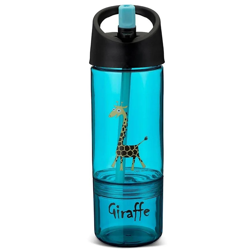 2-in-1 Trinkflasche Türkis 300 + 150 ml | Carl Oscar