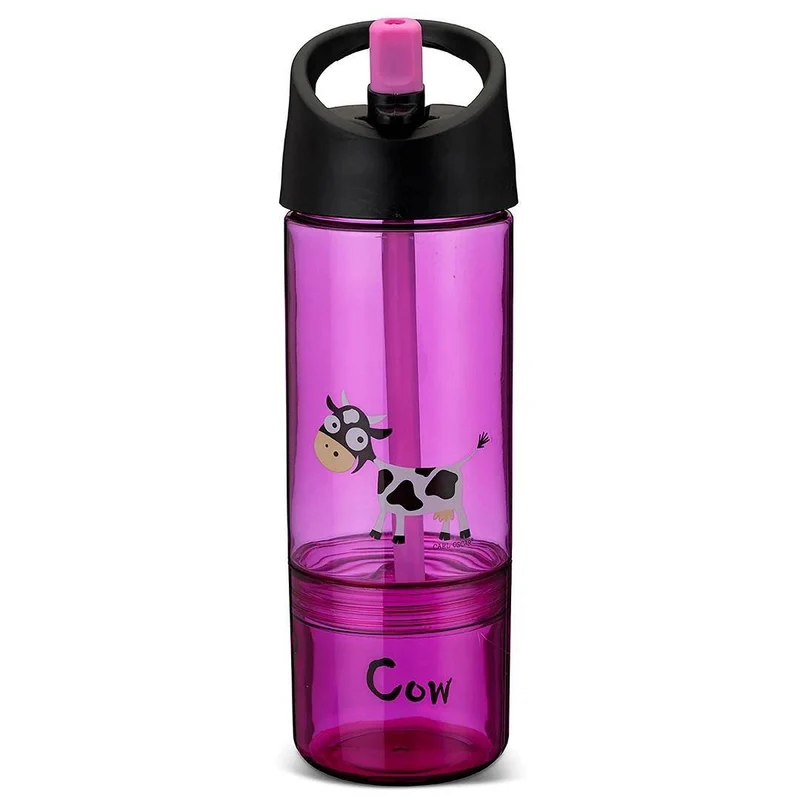 Carl Oscar 2-in-1 Trinkflasche Lila 300 + 150 ml