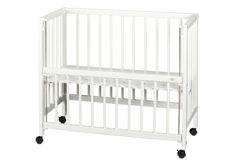 Beistellbett SOPHIE Weiß 40 × 90 cm mit Verschlussgitter | tiSsi®