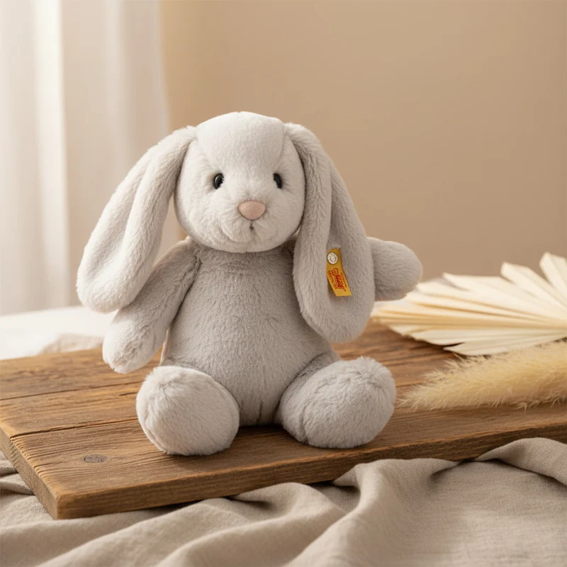 Hoppie Hase Kuscheltier hellgrau 28 cm | Steiff
