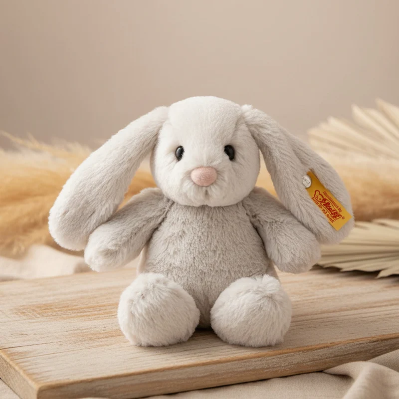 Kuscheltier Hase Hoppie 18 cm Hellgrau | Steiff