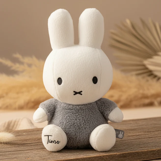 Kuscheltier Hase Fluffy Blau – Weicher Begleiter für Babys & Kinder