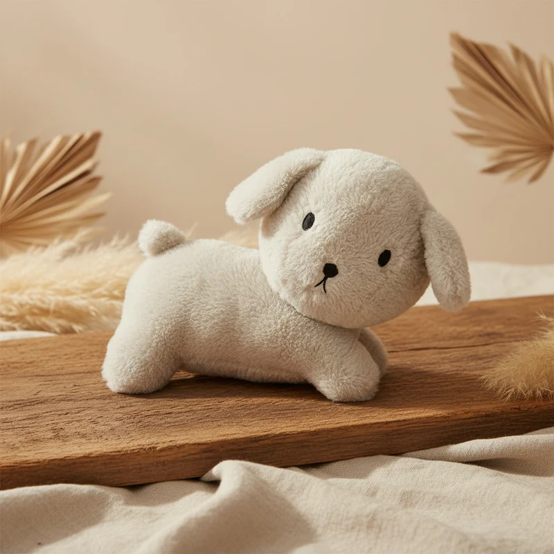 Kuscheltier Hund Snuffie Fluffy Grün 25 cm