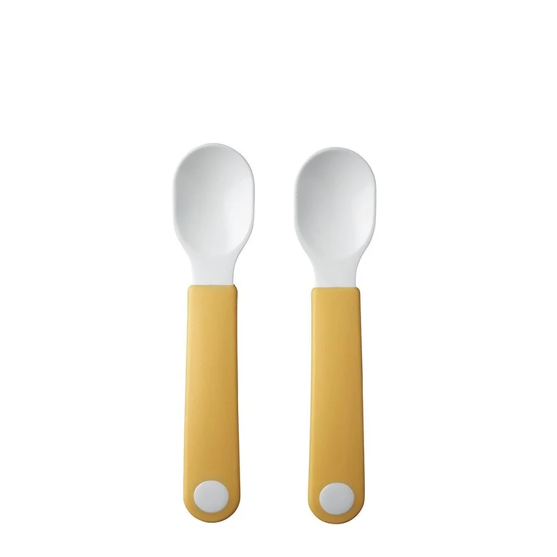 Kinder-Lernlöffel Yellow – 2er-Set | Mepal