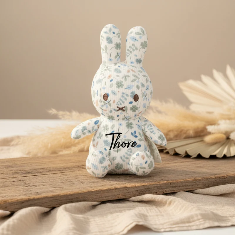 Miffy Kuscheltier Lucky Leaves 15 cm – personalisierbar