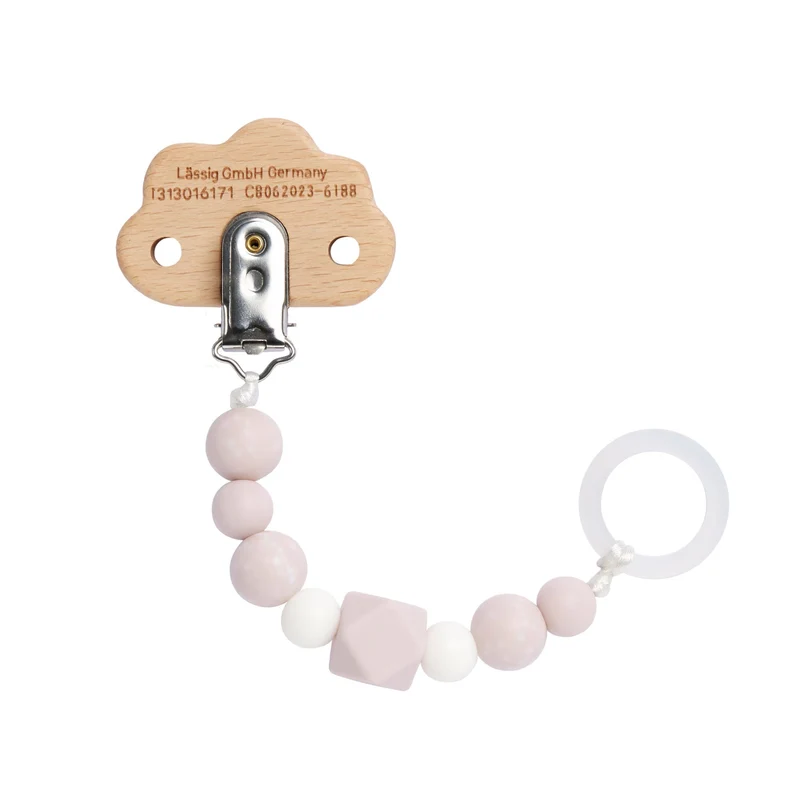 Lässig Schnullerkette Little Universe Wolke Pink ab 0 Monaten