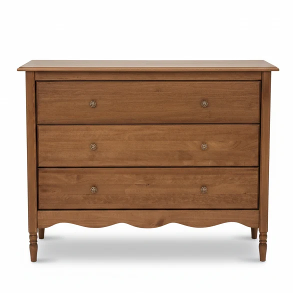 Heritage vintage commode - walnoot