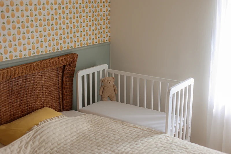 Houten Co-Sleeper - Wit