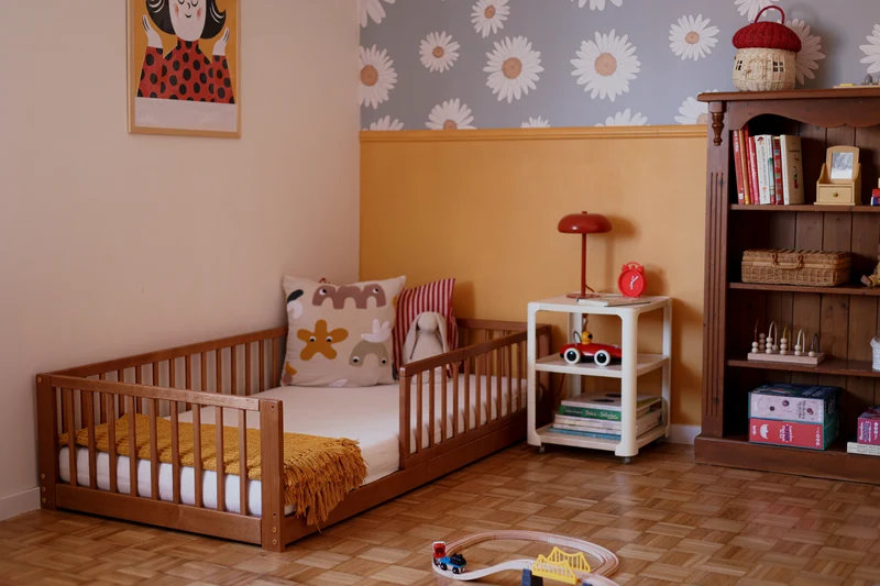 Woodies Monty Montessori-bed - Vintage