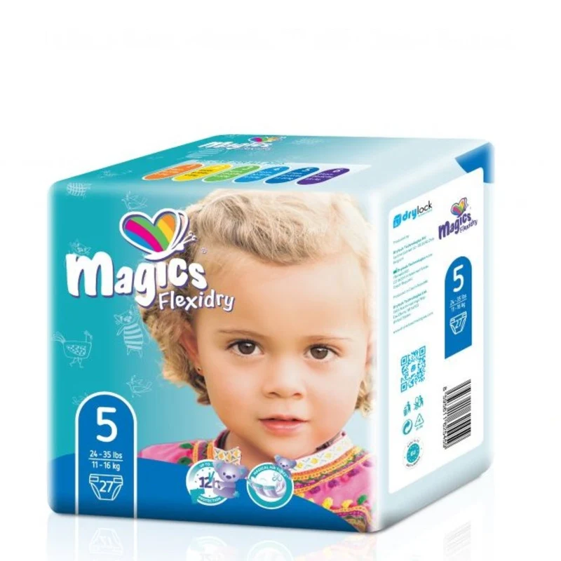 Diapers Magics Flexidry, Junior No.5 (11-16 kg), 27 pcs.