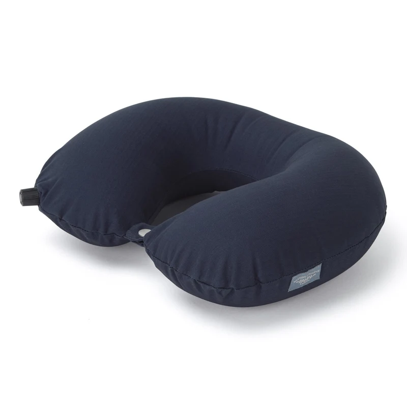 Luxury Travel Pillow in Navy Blue