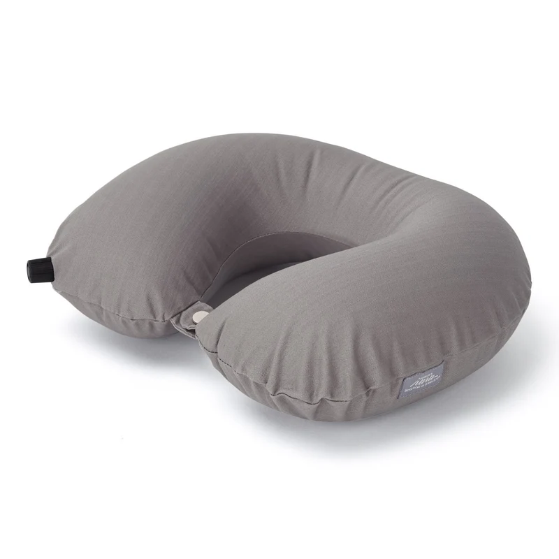 Luxury Travel Pillow in Taupe