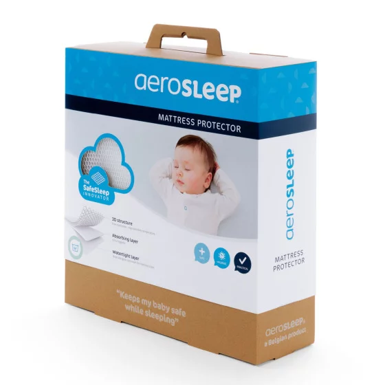 Aerosleep Sleep Safe - Matrasbeschermer voor wieg
