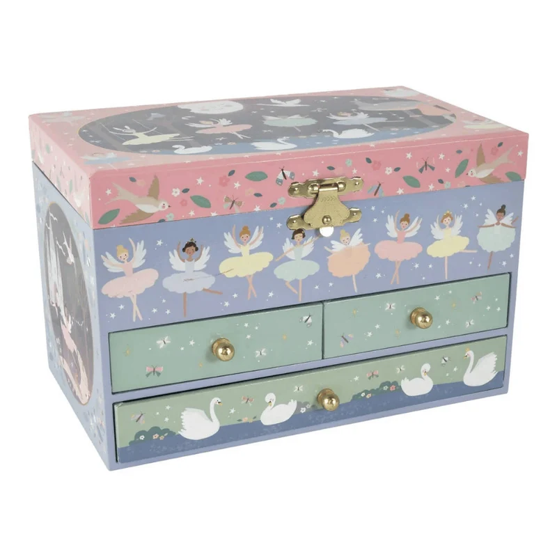 Floss & Rock - Enchanted 3-Drawer Musical Jewellery Box