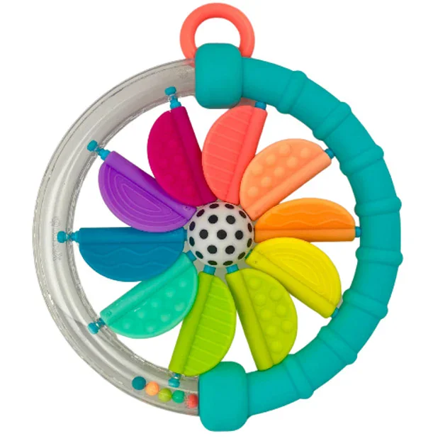 Sassy Baby - Cascading Colors Ring Rattle