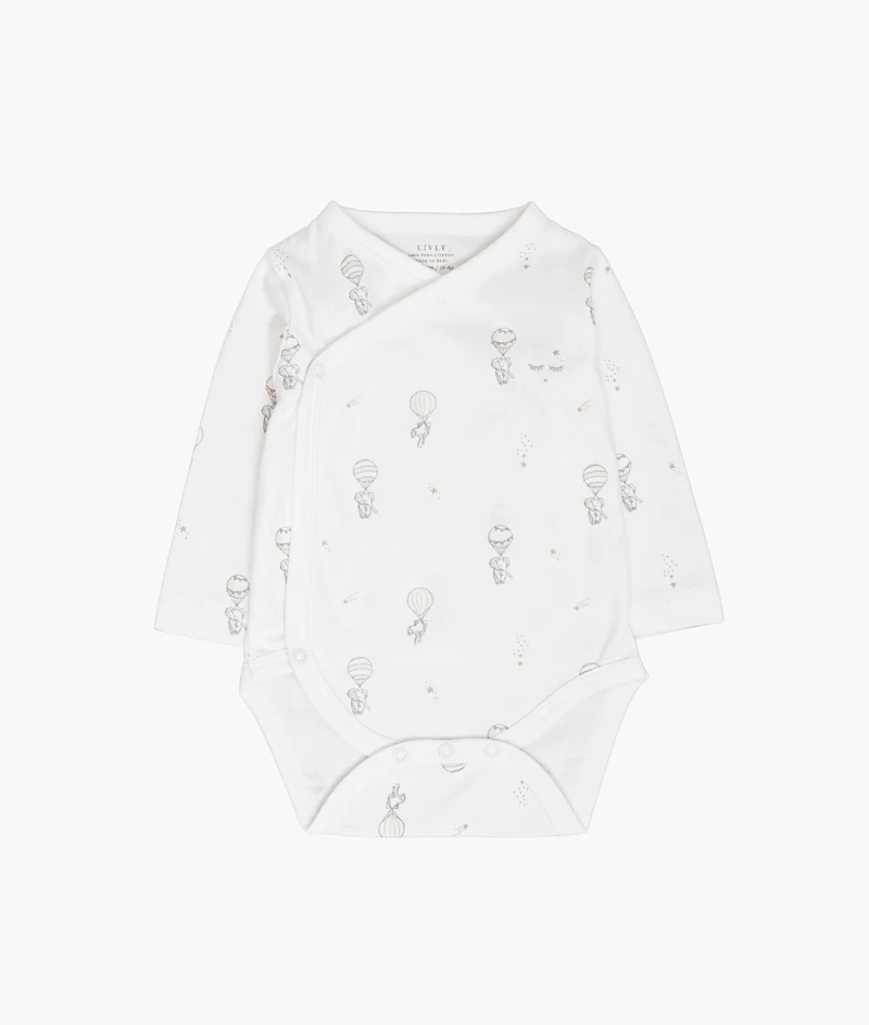 Flying Elephants Crossed Body