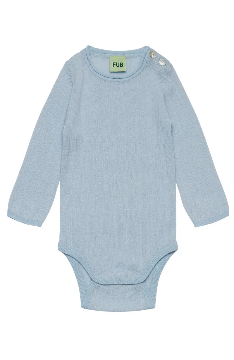 Baby Rib Body - Light Blue
