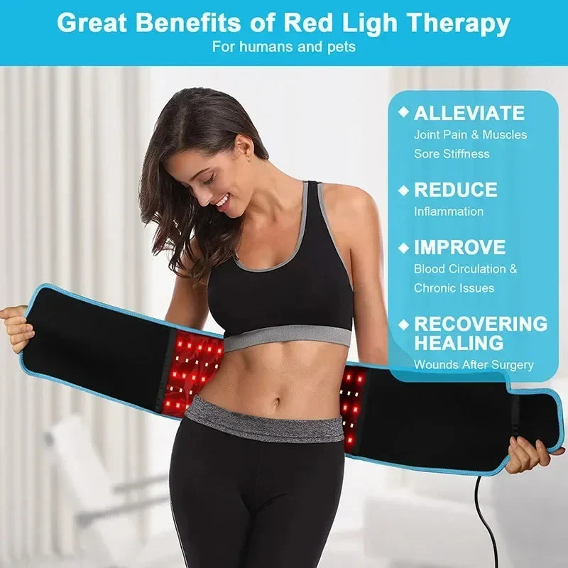 CoreVive™ Rotlicht-Therapie-Gürtel – Formen Sie eine selbstbewusste, schmerzfreie Taille mit müheloser Lichtkraft
