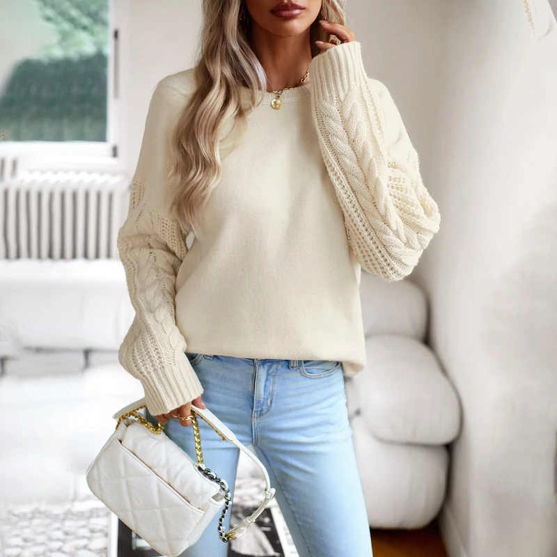 Chanel™ - Einfacher Rundhals-Pullover mit Flair