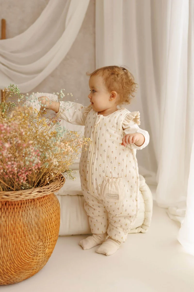 Premium Muslin Toddler Sleep Sack with Legs (1-2 Years)