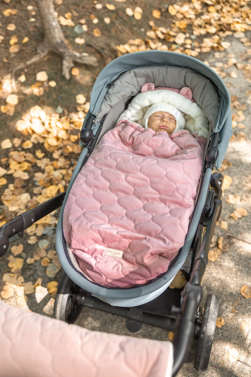 3-in-1 Quilted Velvet Footmuff