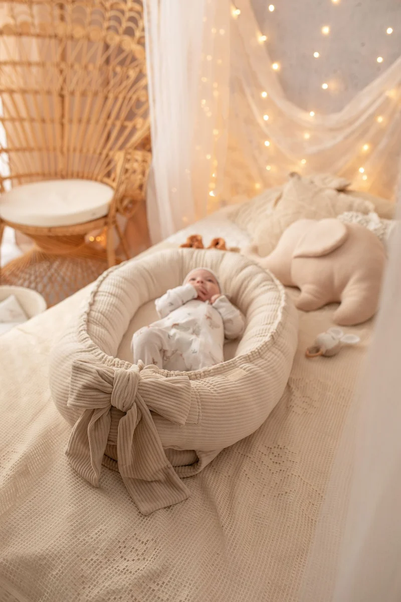 Premium Velvet Baby Nest