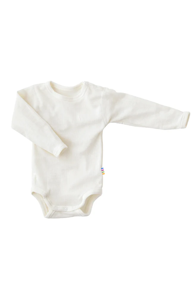 Wool Body w/ long sleeves - Nature White