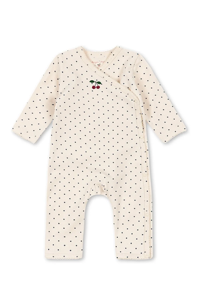 Basic Newborn Onesie - Blue Dot