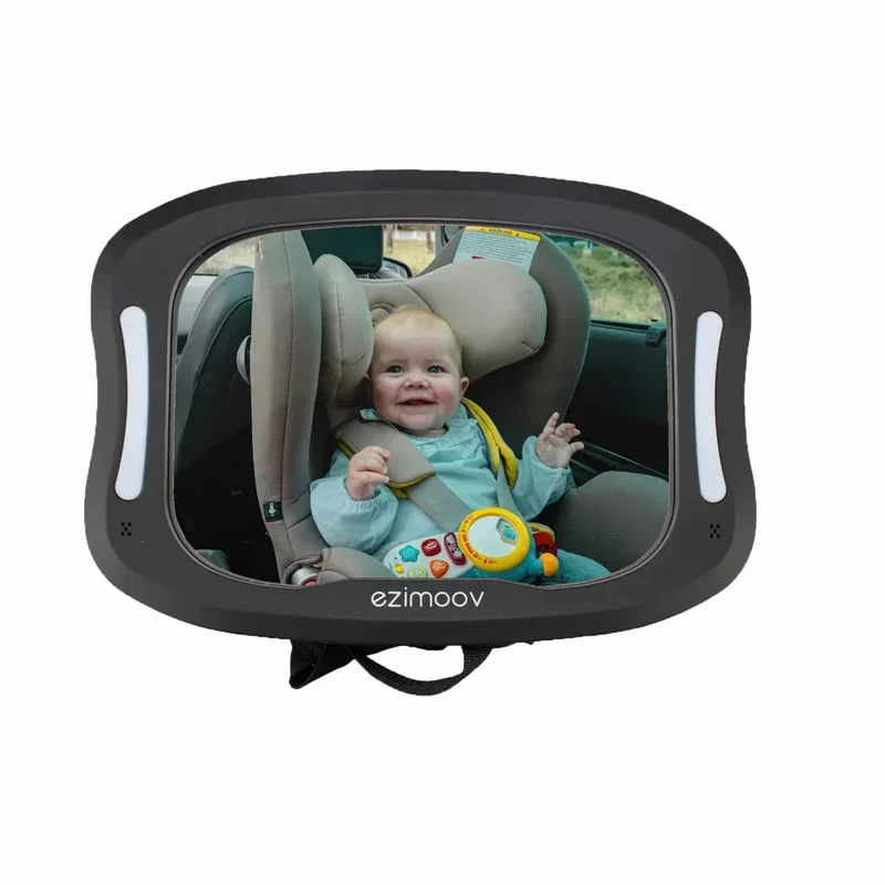Ezimoov - Ezi Mirror LED - Baby Car Mirror with Night Light