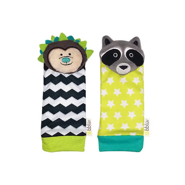 Bblüv - Düo - Rattle Baby Socks & Sock Puppets