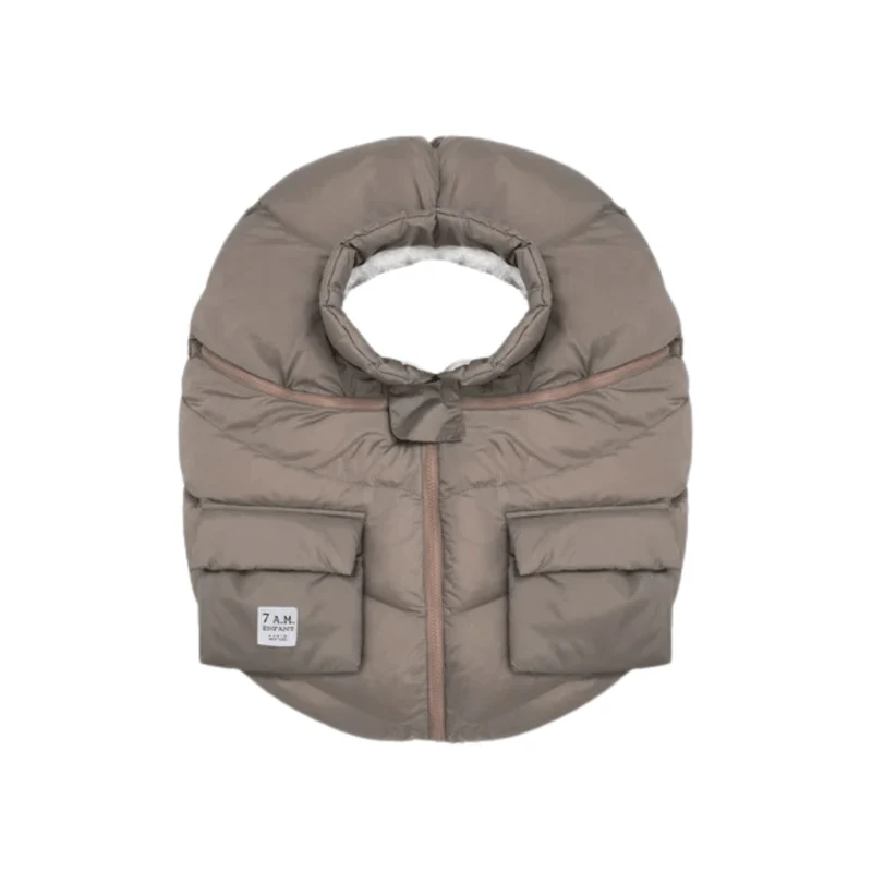 7AM - Car Seat Cocoon - Universal Winter Car Seat Cover - Oslo Cloud