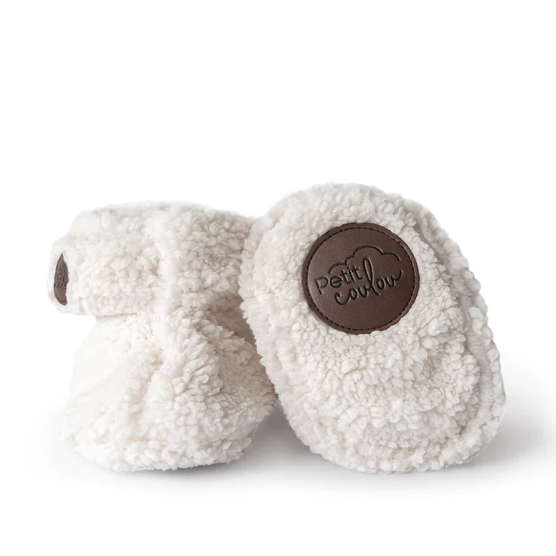 Petit Coulou - Sherpa Winter Baby Booties