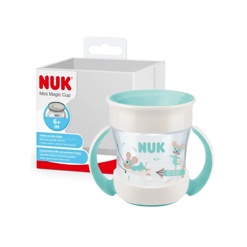 Nuk Mini Magic Cup Training Cup +6 Months Green, 160 ml