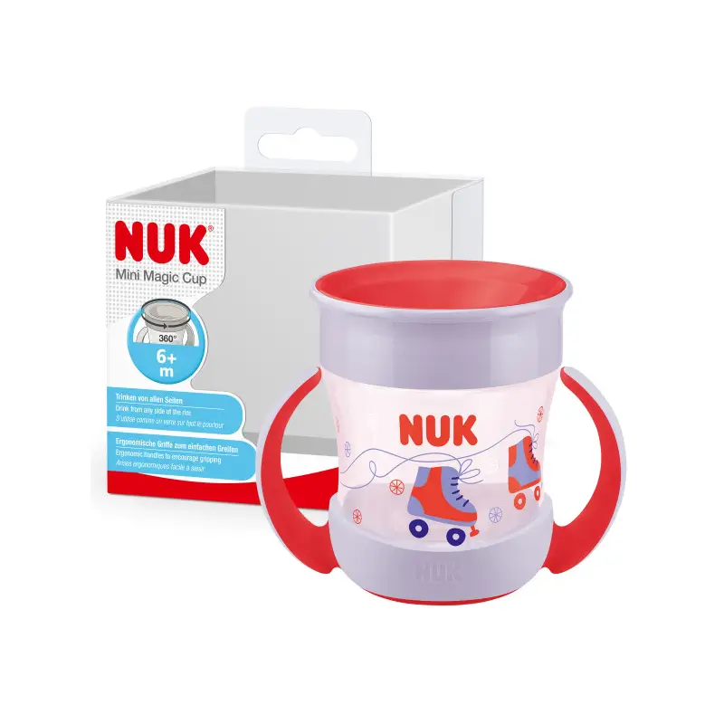 Nuk Mini Magic Cup Training Cup +6 Months Red, 160 ml
