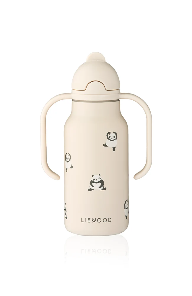 Kimmie Water Bottle 250 ml - Mini Panda/Sandy