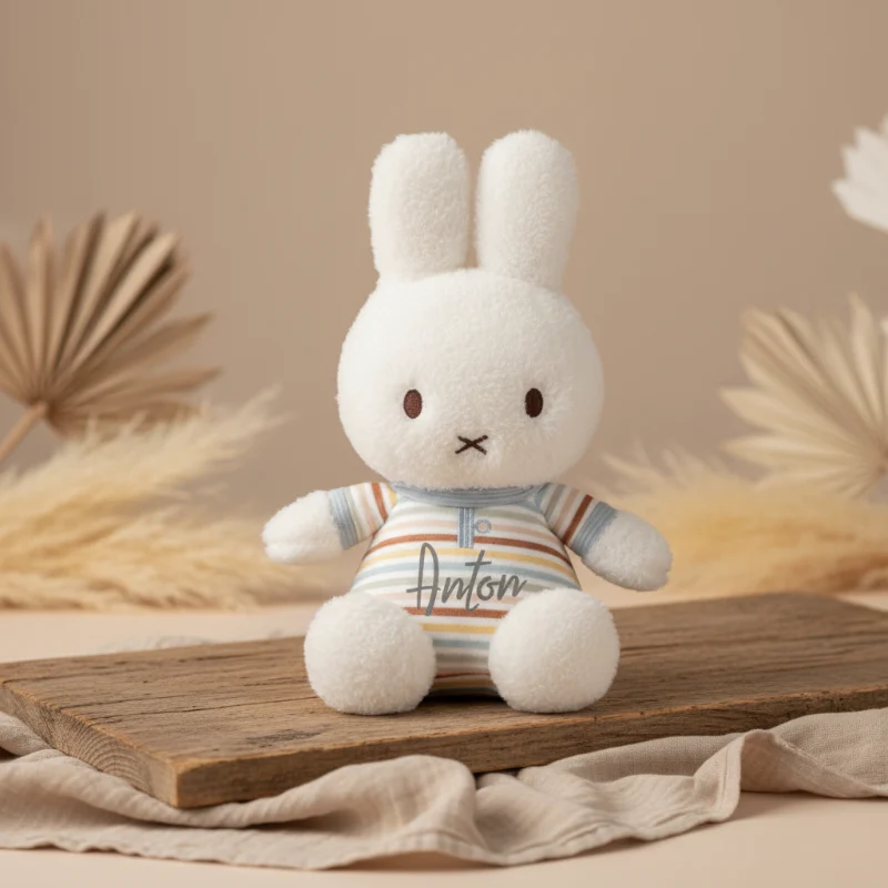 Kuscheltier Hase Vintage Sunny Stripes, 25 cm | Little Dutch x Miffy