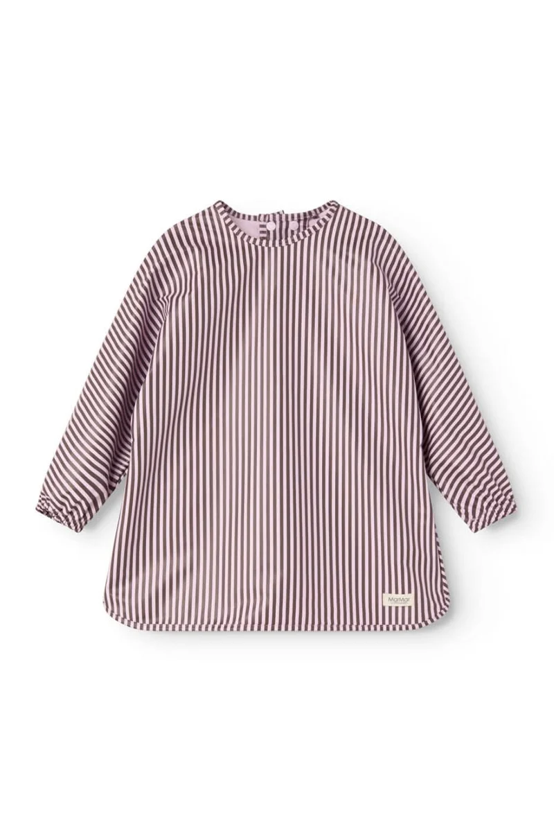Arty Apron - Pink Brown Stripes