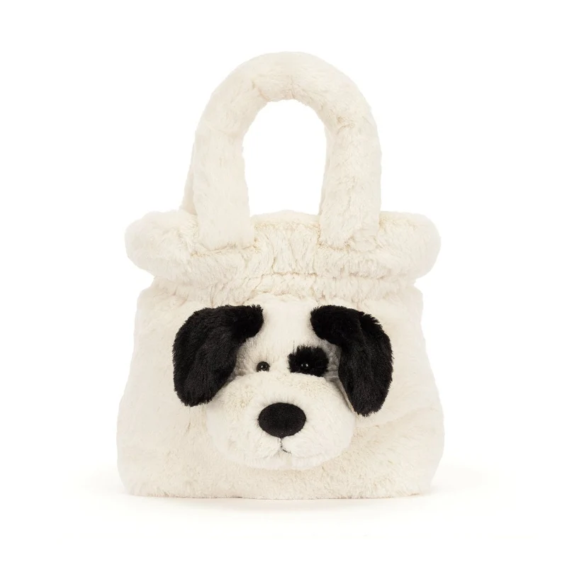 Jellycat - Rufferty Puppy Handbag – 8" Plush Bag