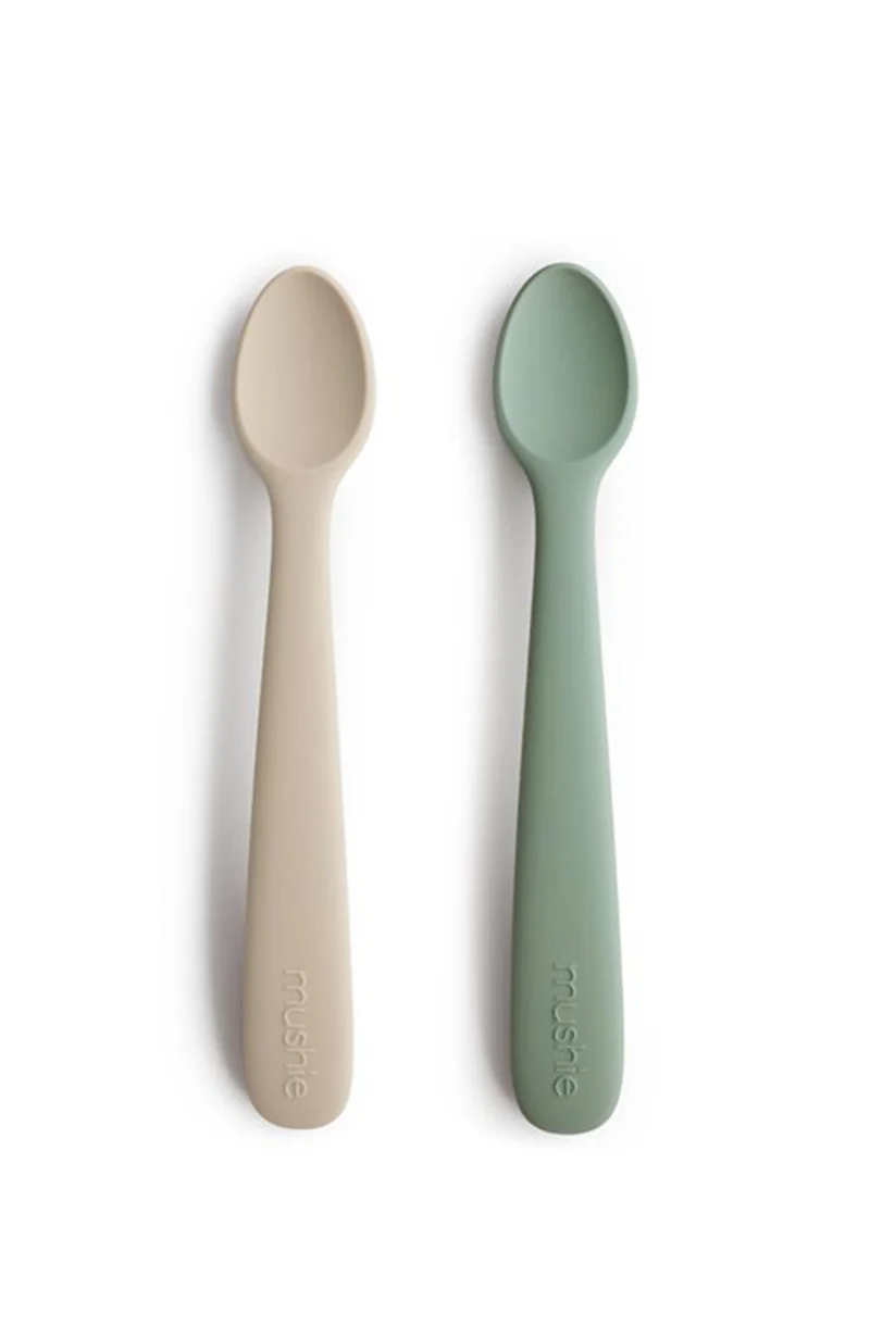 Feeding Spoons 2-Pack - Cambridge Blue/Shifting Sand