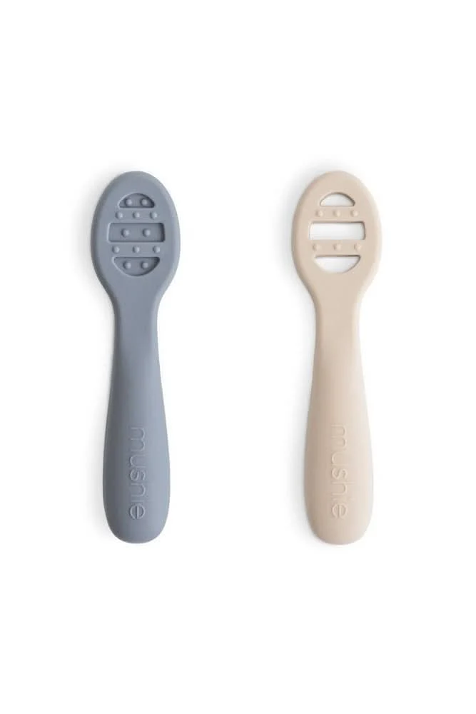 First Feeding Spoons 2pk - Tradewinds/Shifting Sand