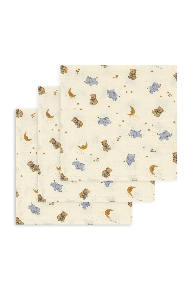Muslin Cloths 3pk - Cucciolo
