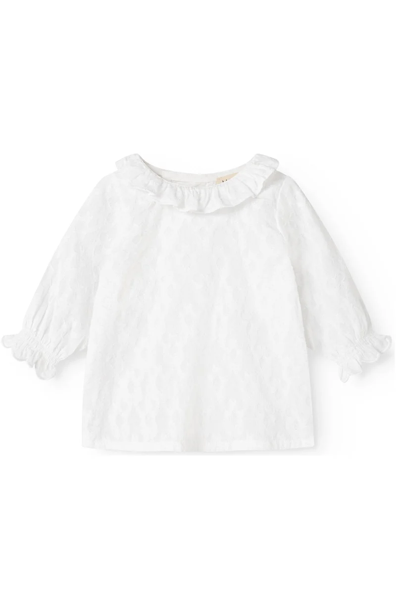 Tilka Delicate Cotton Top - White