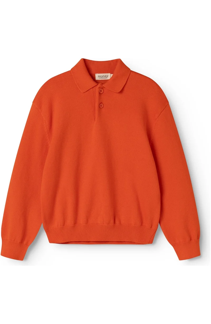 Teno Polo Cotton Knit - Grapefruit