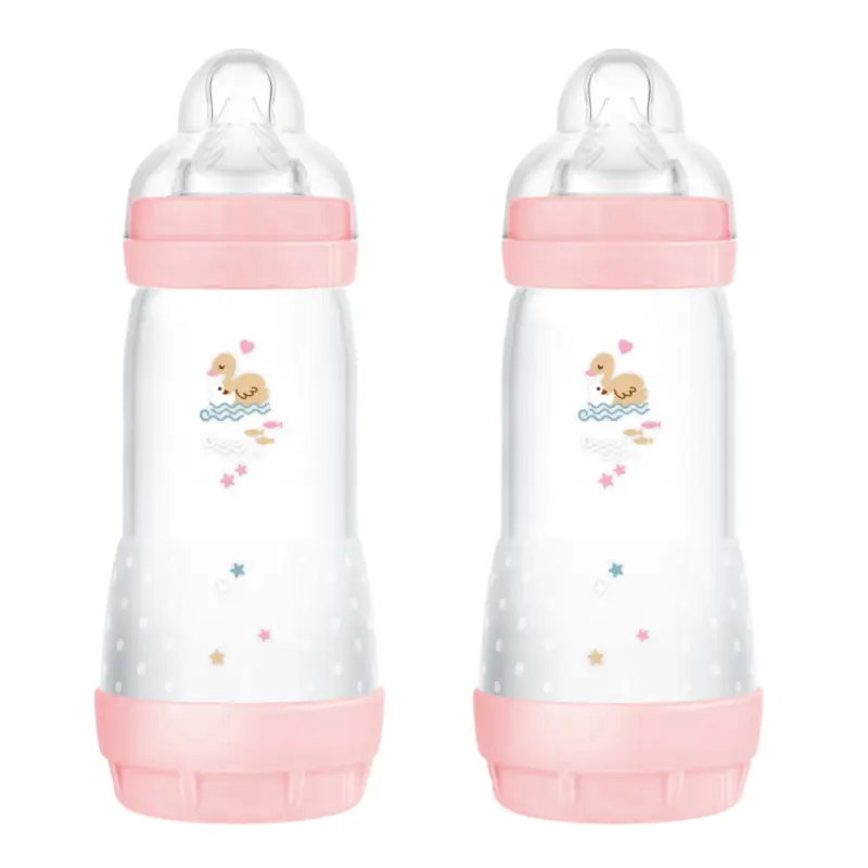 Mam Baby Easy Start Anti-Colic Bottle Bright Pink, 2X320Ml