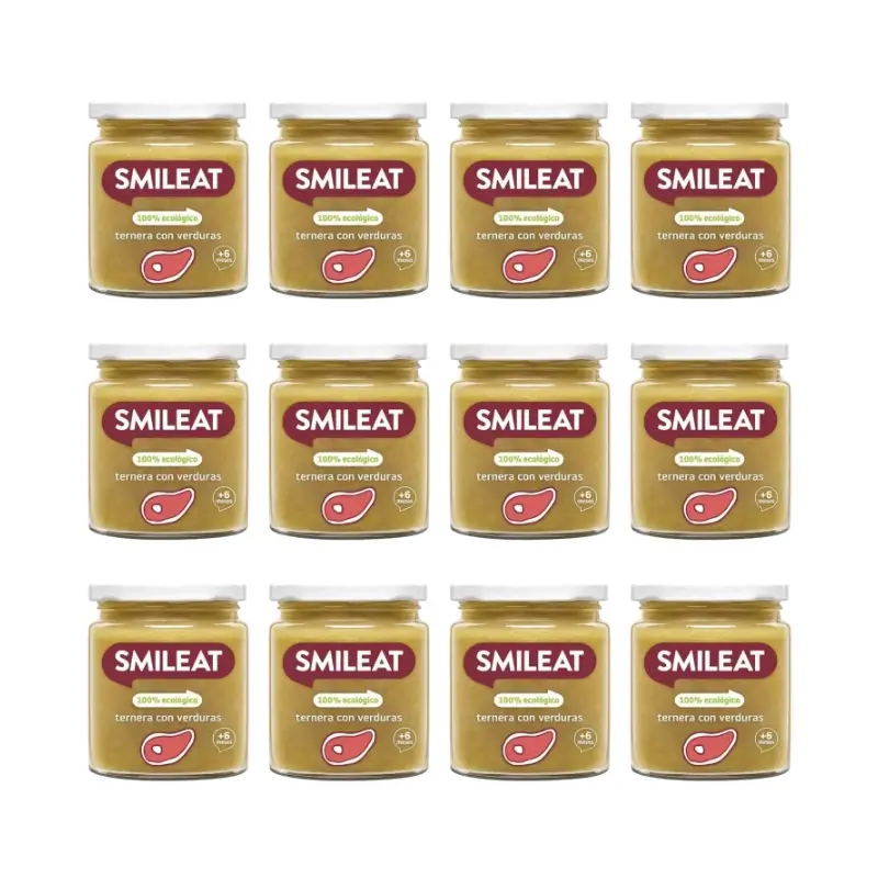 Smileat Beef and Vegetable Jar 230 g, pack of 12