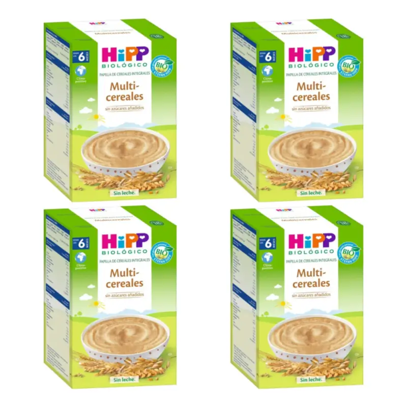 Hipp Organic Multigrain, Pack of 4 x 400 g